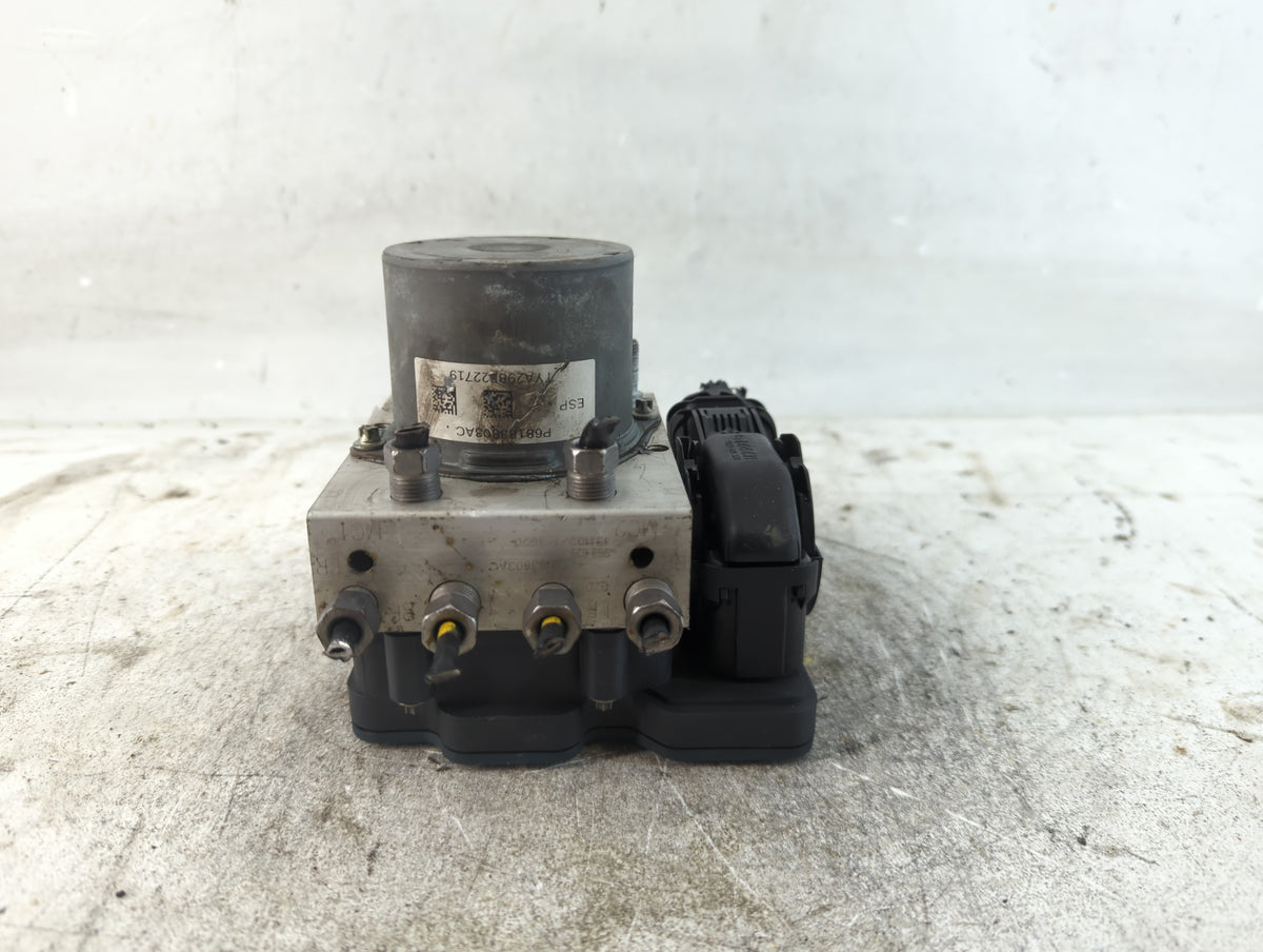 2016 Dodge Caravan Anti-Lock Brake ABS Pump Module Actuator OEM P/N:68183803AC Fits Fits 2015 2017 2018 2019 2020 OEM Used A