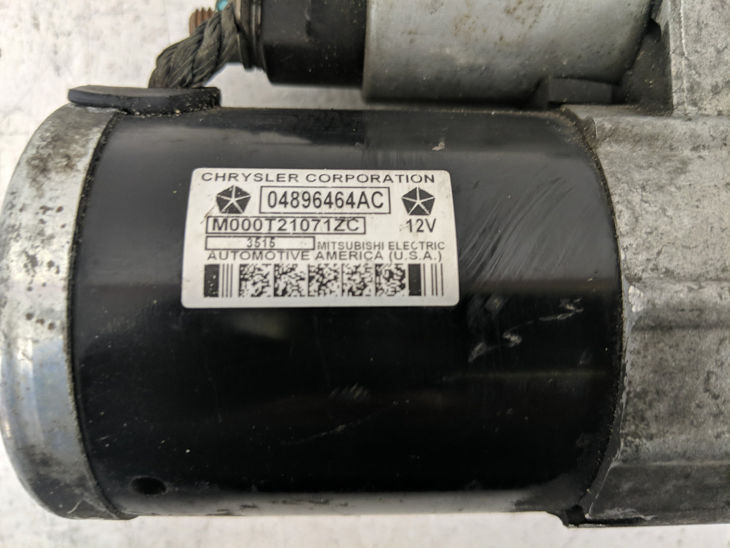 2015-2022 Dodge Challenger Car Starter Motor Solenoid OEM P/N:04896464AC 428000-9300 Fits OEM Used Auto Parts - Oemusedautop