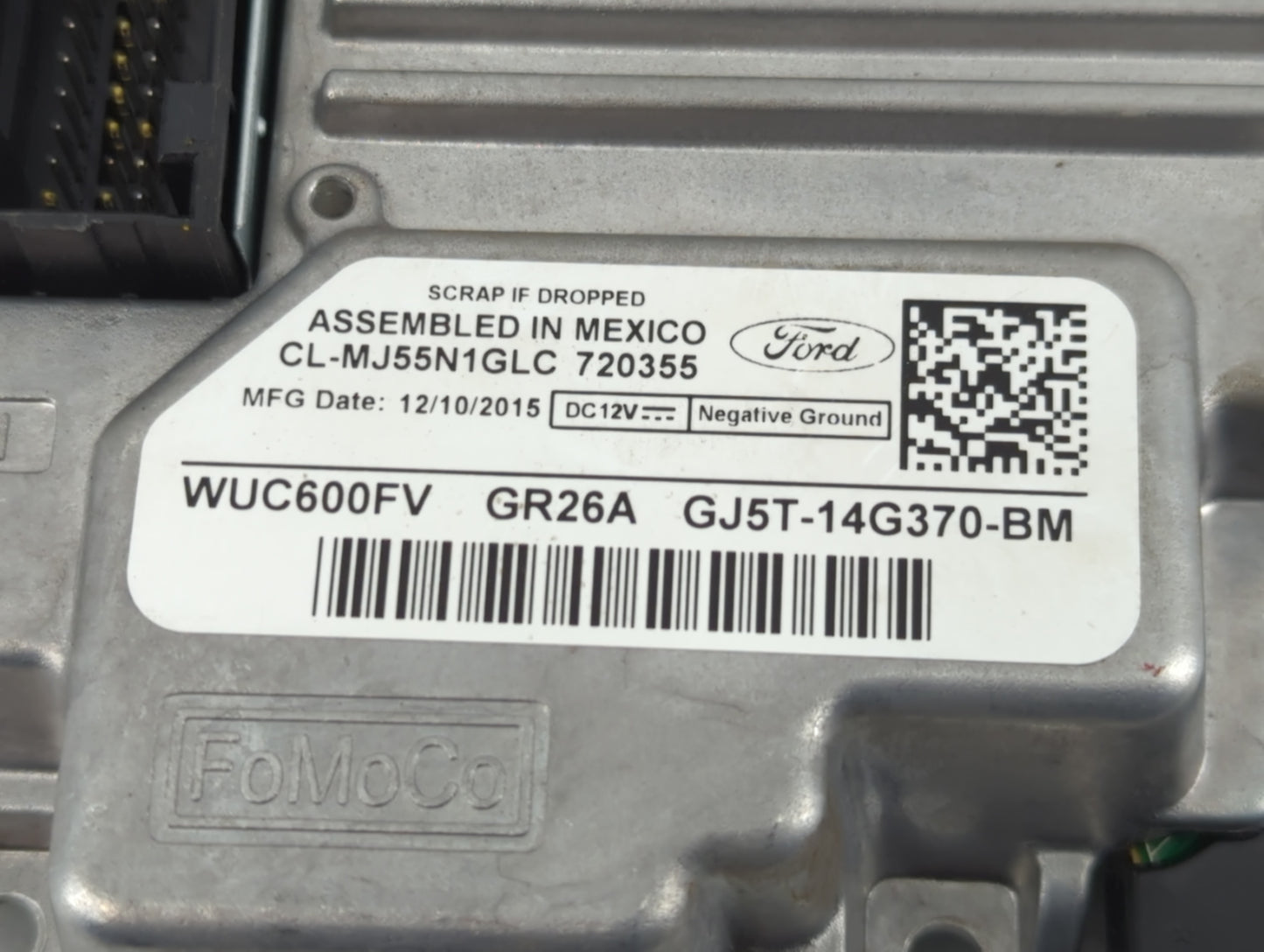 2016-2017 Dodge Challenger PCM Engine Control Computer ECU ECM PCU OEM P/N:P68243307AA Fits Fits 2016 2017 OEM Used Auto Par