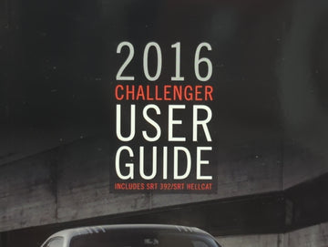 2016 Dodge Challenger Owners Manual Book Guide P/N:16D491-926-AA OEM Used Auto Parts