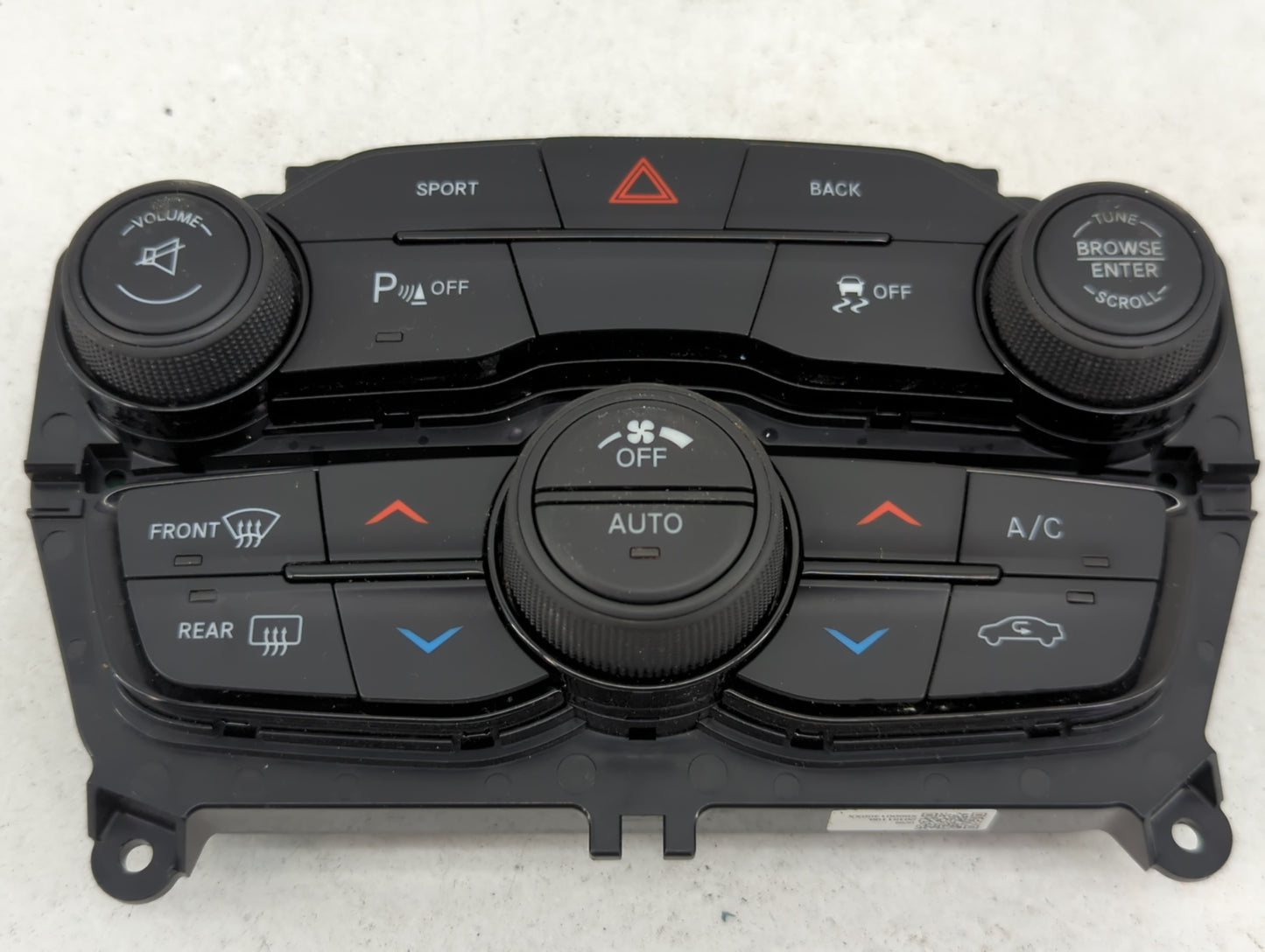 2015-2016 Dodge Challenger Climate Control Module Temperature AC/Heater Replacement P/N:5PG682XGAE 68188878AB Fits Fits 2015