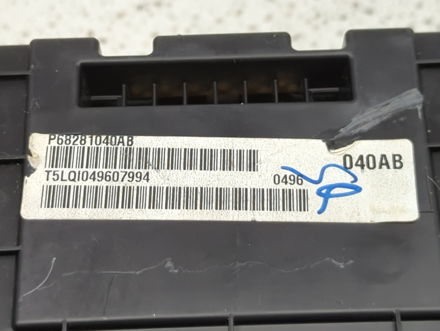 2016 Dodge Challenger Instrument Cluster Speedometer Gauges P/N:P68281040AB Miles: Fits OEM Used Auto Parts - Oemusedautopar