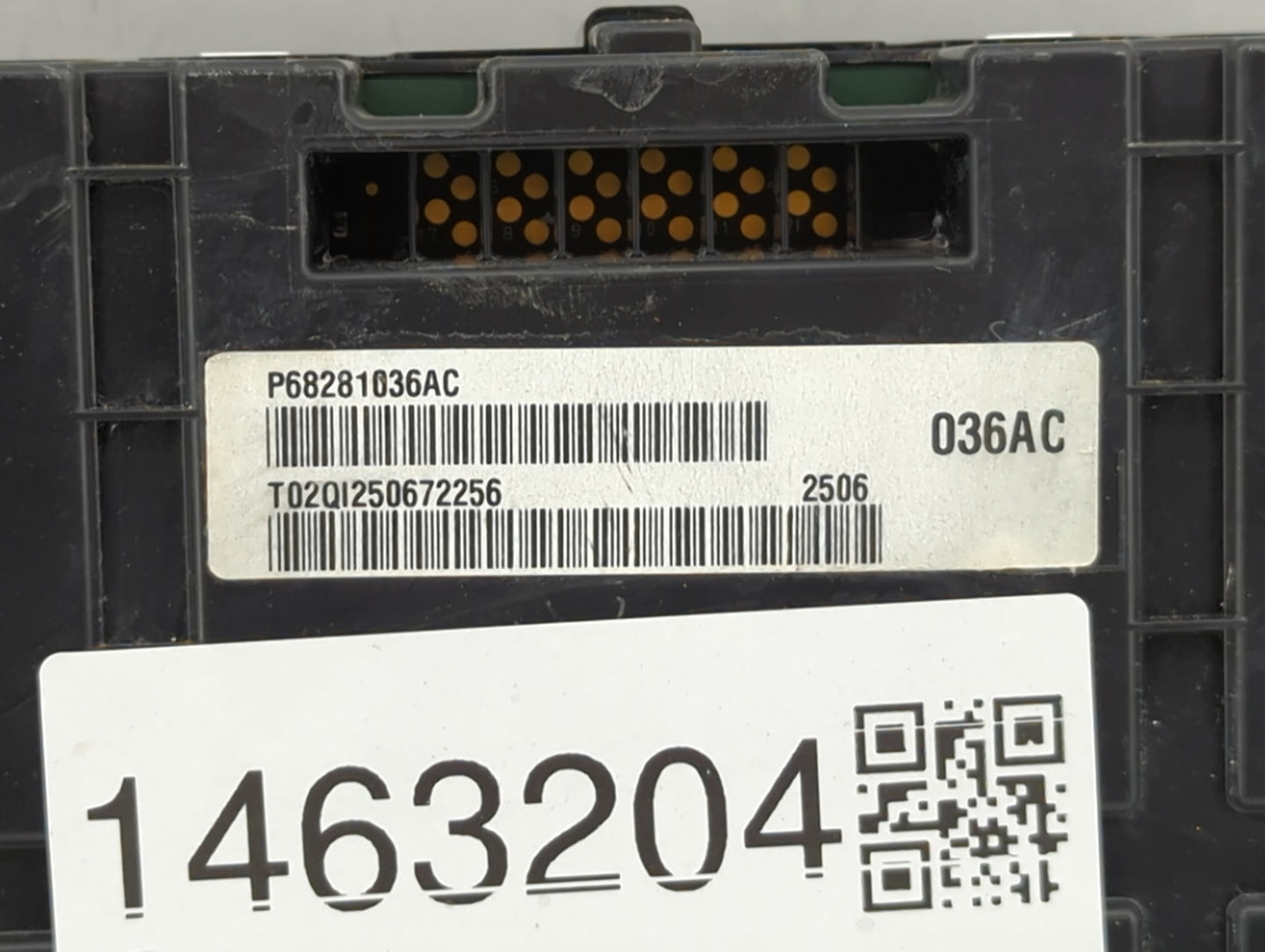 2016 Dodge Challenger Instrument Cluster Speedometer Gauges P/N:P68281036AB Miles: Fits OEM Used Auto Parts - Oemusedautopar