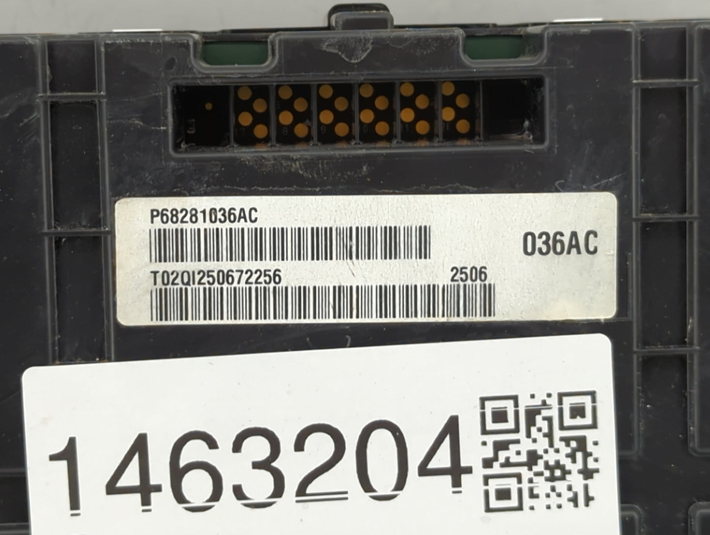 2016 Dodge Challenger Instrument Cluster Speedometer Gauges P/N:P68281036AB Miles: Fits OEM Used Auto Parts - Oemusedautopar