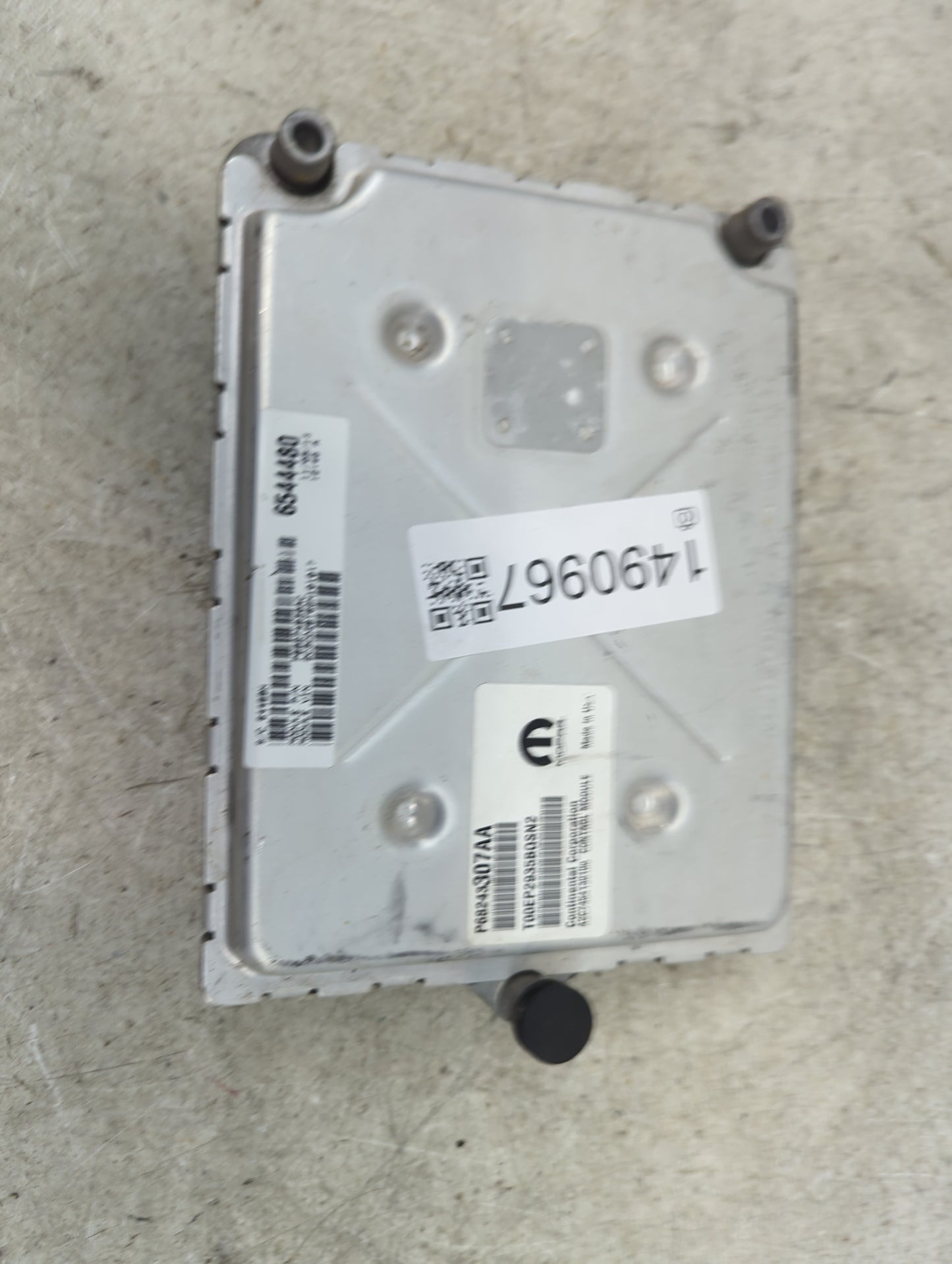 2016-2017 Dodge Challenger PCM Engine Control Computer ECU ECM PCU OEM P/N:P68243307AA T00EF29B5B125N2 Fits Fits 2016 2017 O