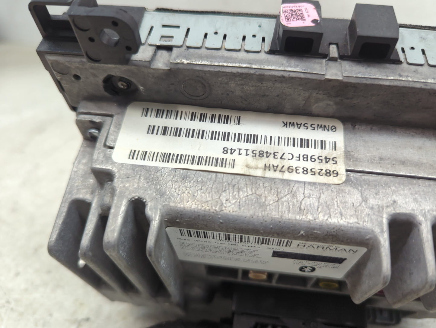 2016 Dodge Challenger Radio AM FM Cd Player Receiver Replacement P/N:68258397AH 545BFC7348511148, 0NW55AWK, UP4NA Fits OEM U
