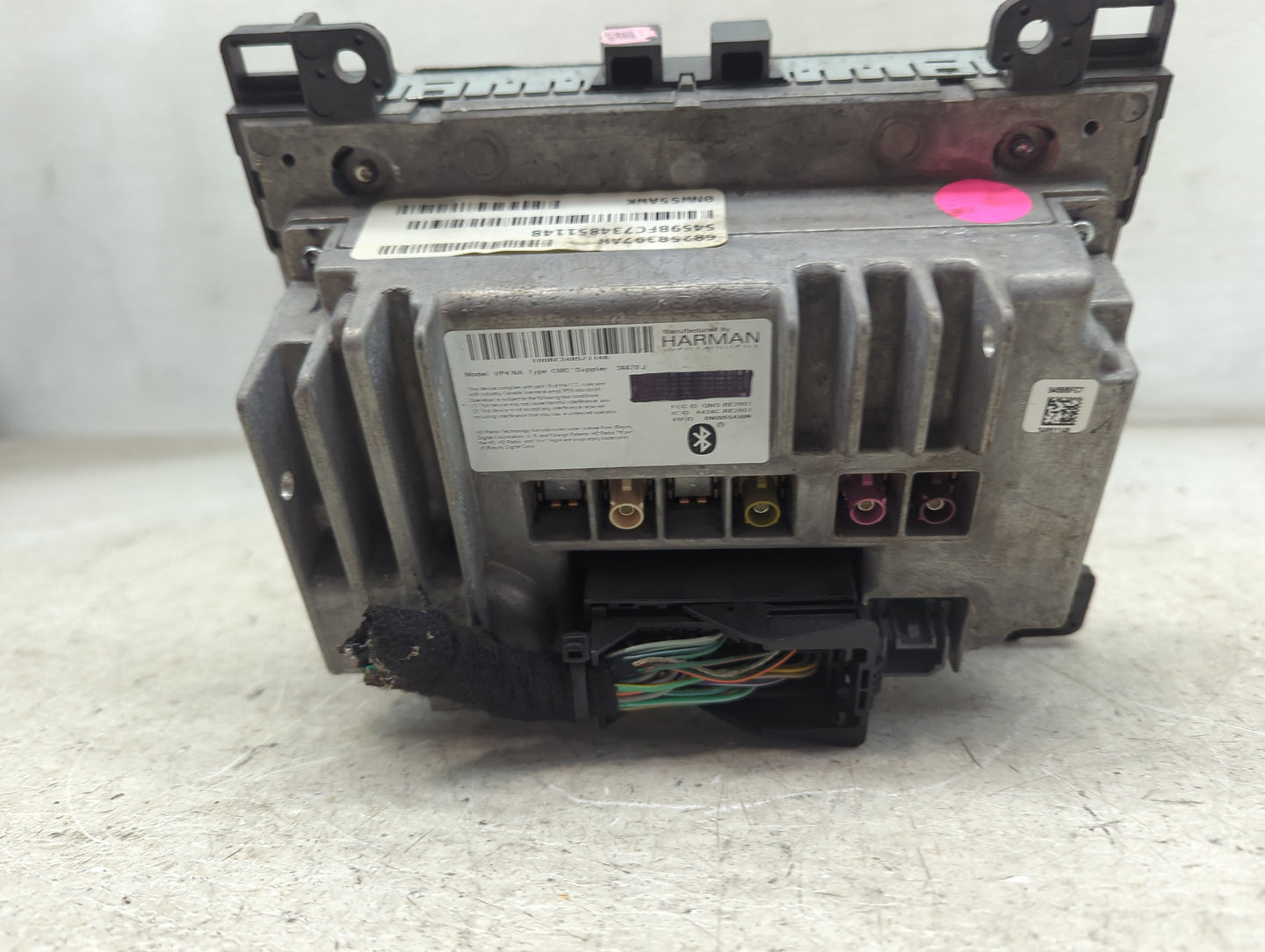 2016 Dodge Challenger Radio AM FM Cd Player Receiver Replacement P/N:68258397AH 545BFC7348511148, 0NW55AWK, UP4NA Fits OEM U