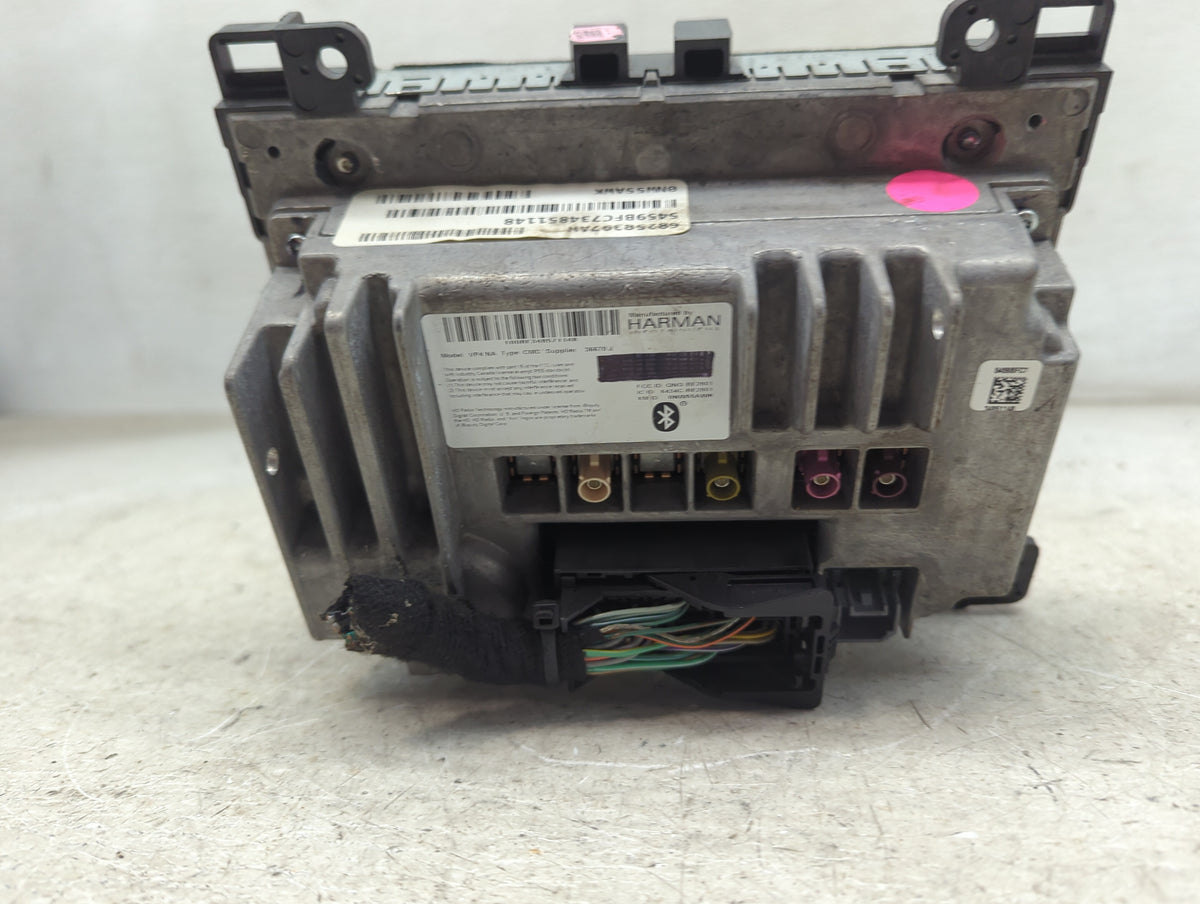 2016 Dodge Challenger Radio AM FM Cd Player Receiver Replacement P/N:68258397AH 545BFC7348511148, 0NW55AWK, UP4NA Fits OEM U