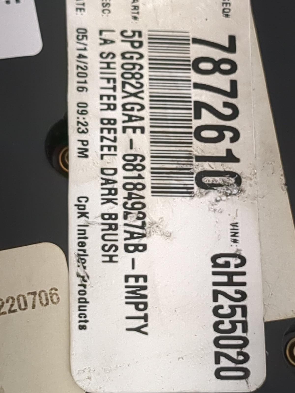 2016 Dodge Challenger Climate Control Module Temperature AC/Heater Replacement P/N:P68184927AB 5PG682XGAE Fits OEM Used Auto