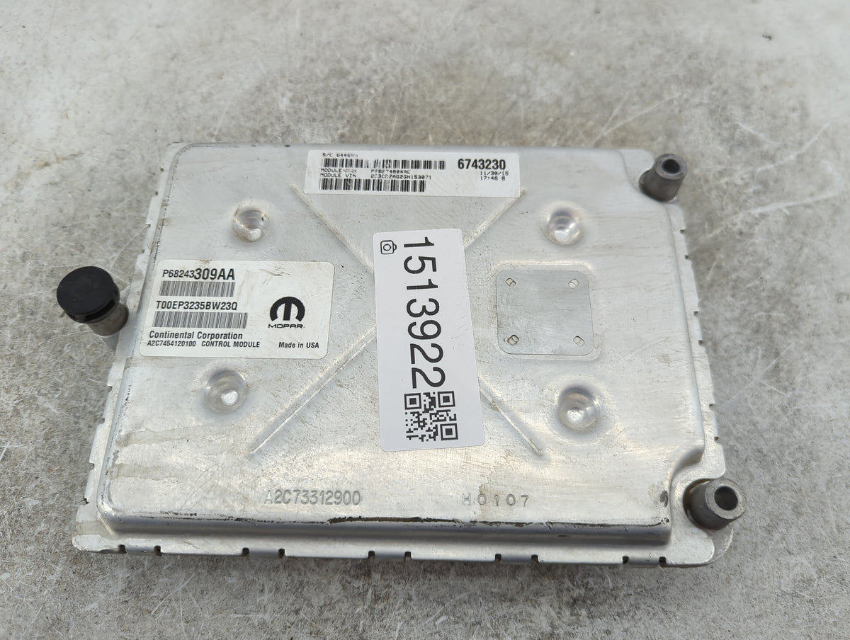 2016-2017 Dodge Challenger PCM Engine Control Computer ECU ECM PCU OEM P/N:P68243309AA P68274804AC Fits Fits 2016 2017 OEM U