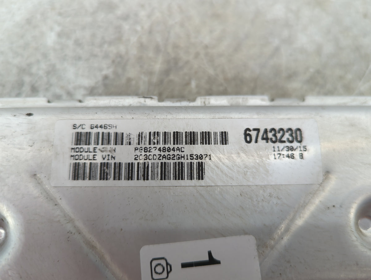 2016-2017 Dodge Challenger PCM Engine Control Computer ECU ECM PCU OEM P/N:P68243309AA P68274804AC Fits Fits 2016 2017 OEM U
