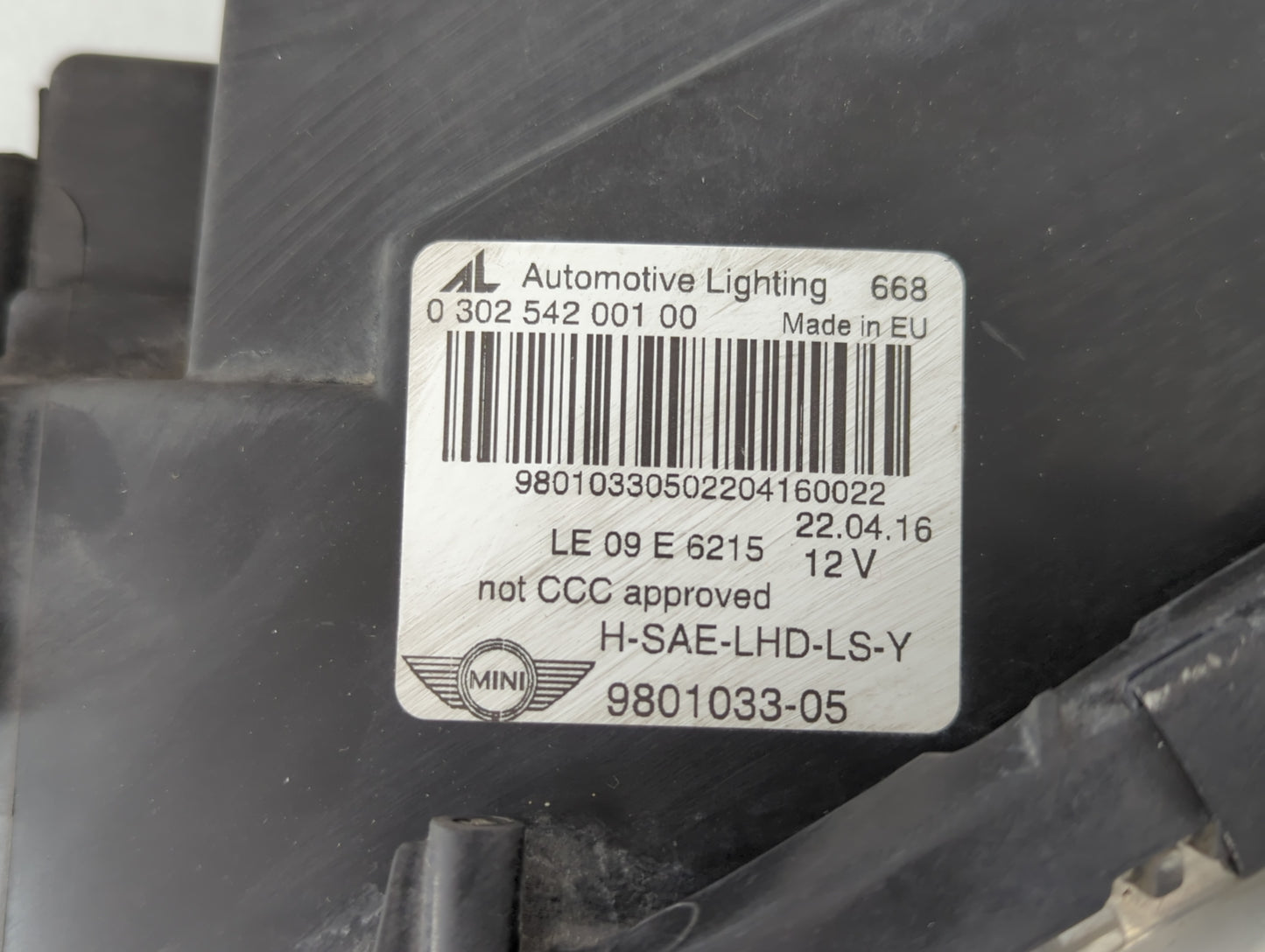 2015-2022 Dodge Challenger Passenger Right Oem Head Light Headlight Lamp - Oemusedautoparts1.com