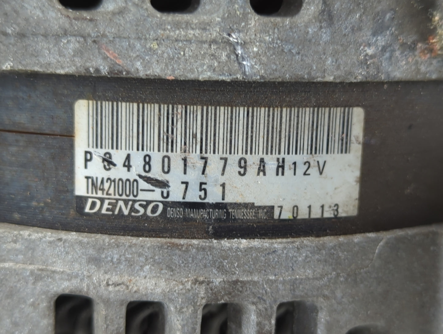 2011-2022 Dodge Challenger Alternator Replacement Generator Charging Assembly Engine OEM P/N:P04801779AH Fits OEM Used Auto 