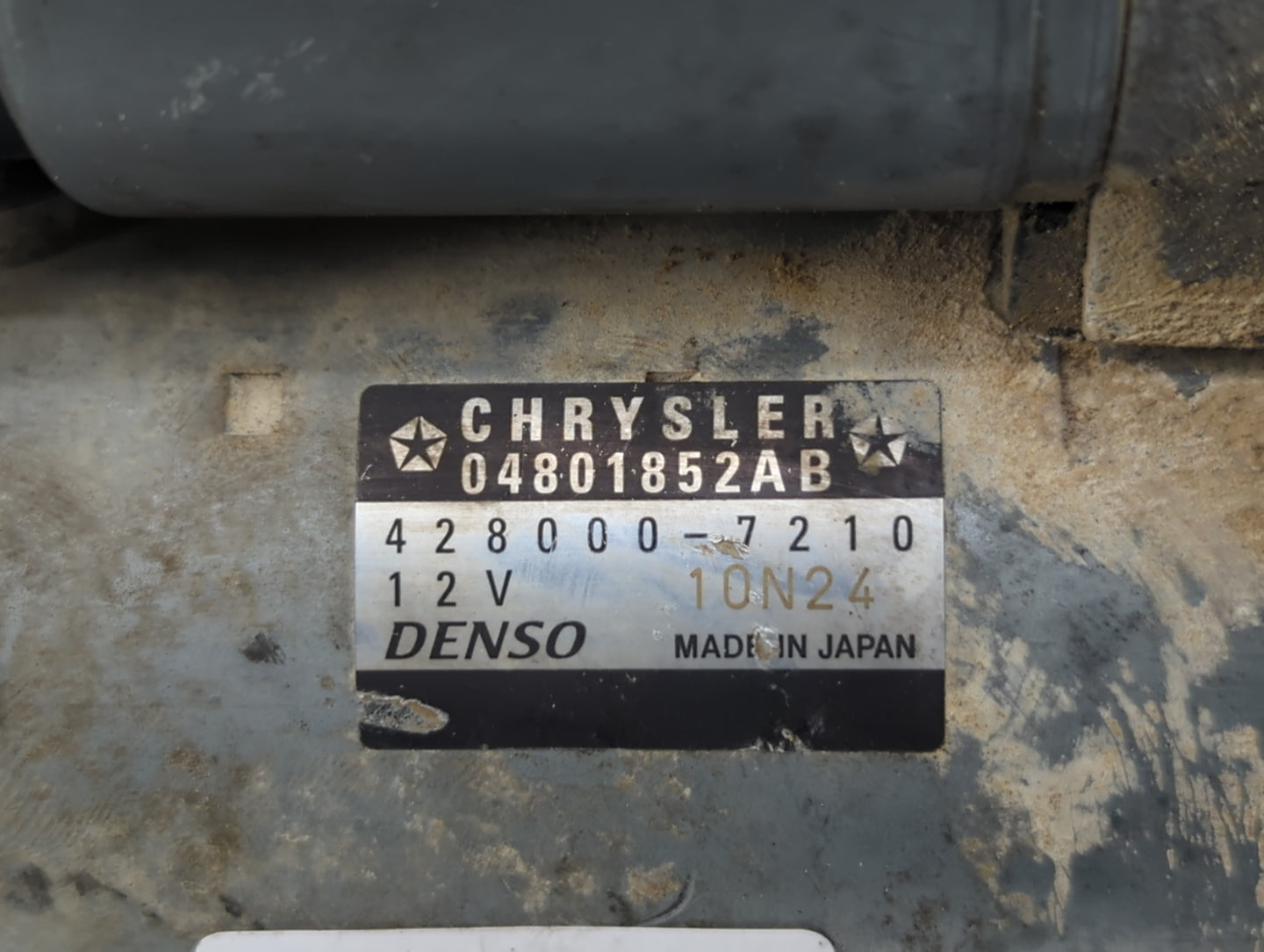 2011-2016 Dodge Challenger Car Starter Motor Solenoid OEM P/N:428000-7210 04801852AB Fits Fits 2011 2012 2013 2014 2015 2016