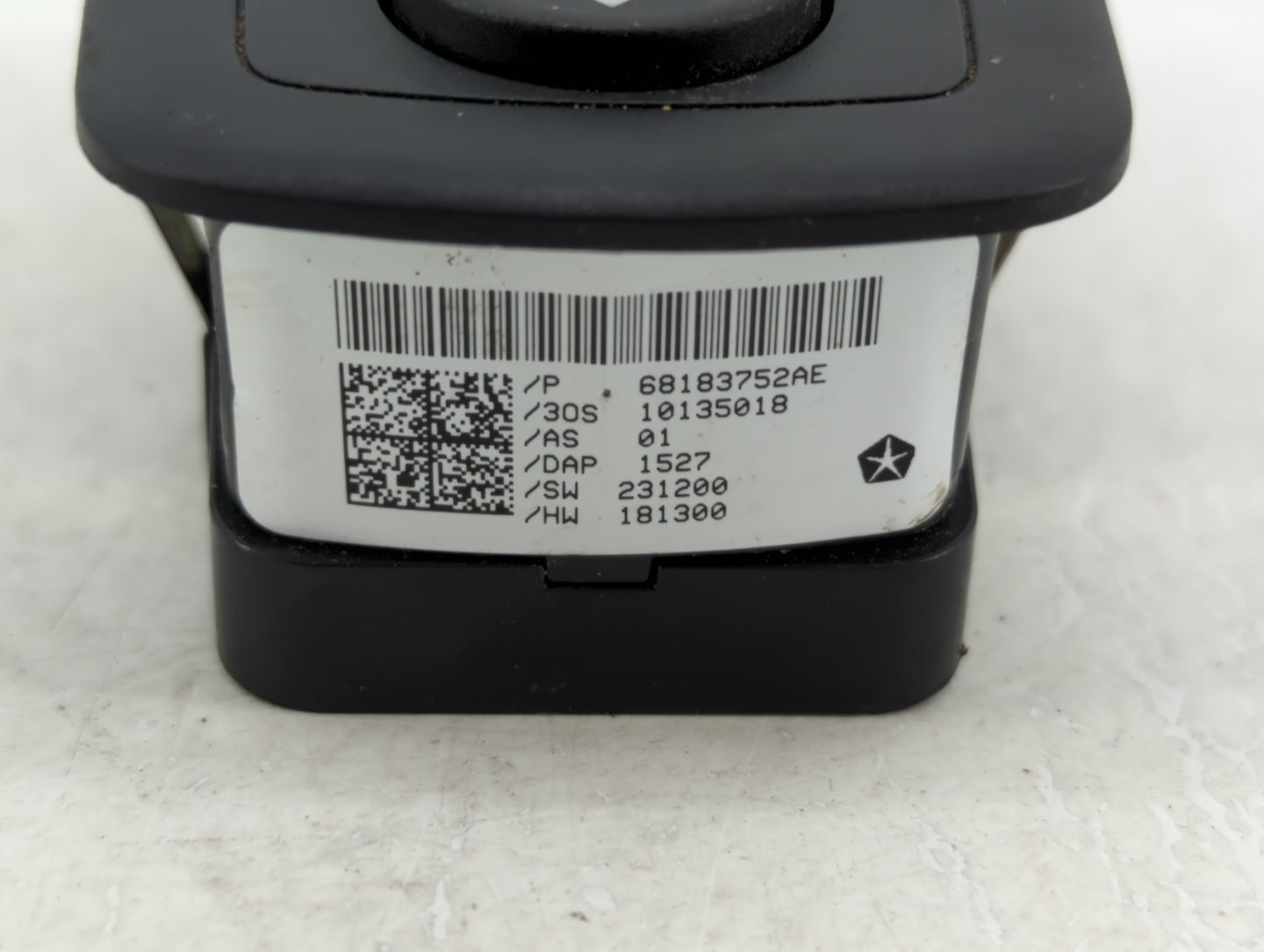 2015-2022 Dodge Challenger Master Power Window Switch Replacement Driver Side Left P/N:68183752AE Fits OEM Used Auto Parts -