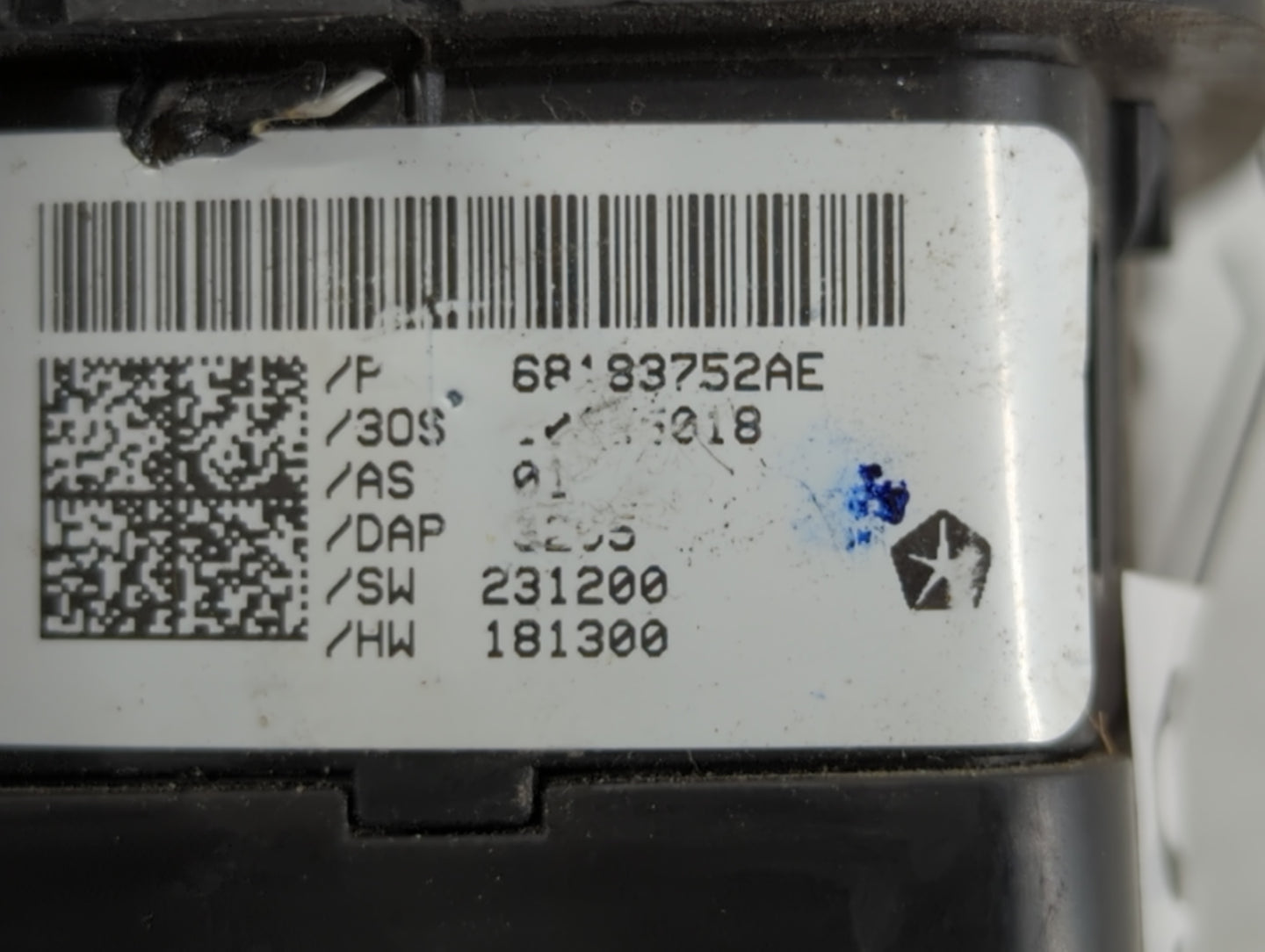 2015-2022 Dodge Challenger Master Power Window Switch Replacement Driver Side Left P/N:68183752AE Fits OEM Used Auto Parts -