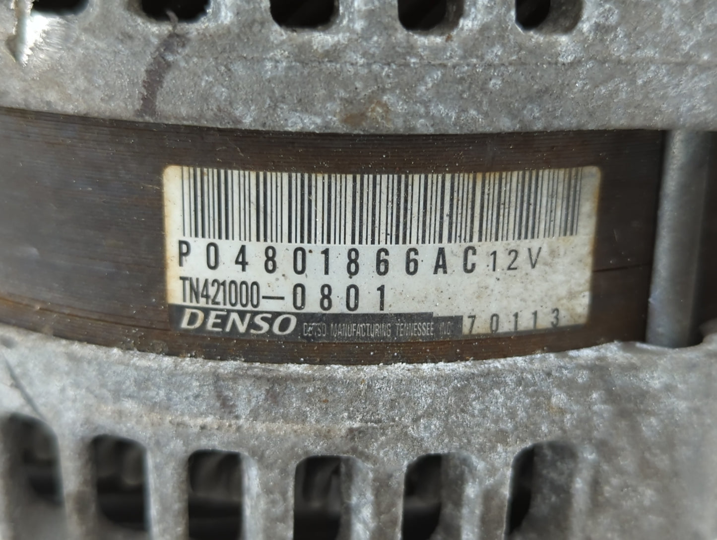 2015-2022 Dodge Challenger Alternator Replacement Generator Charging Assembly Engine OEM P/N:TN421000-0801 P04801866AC Fits 
