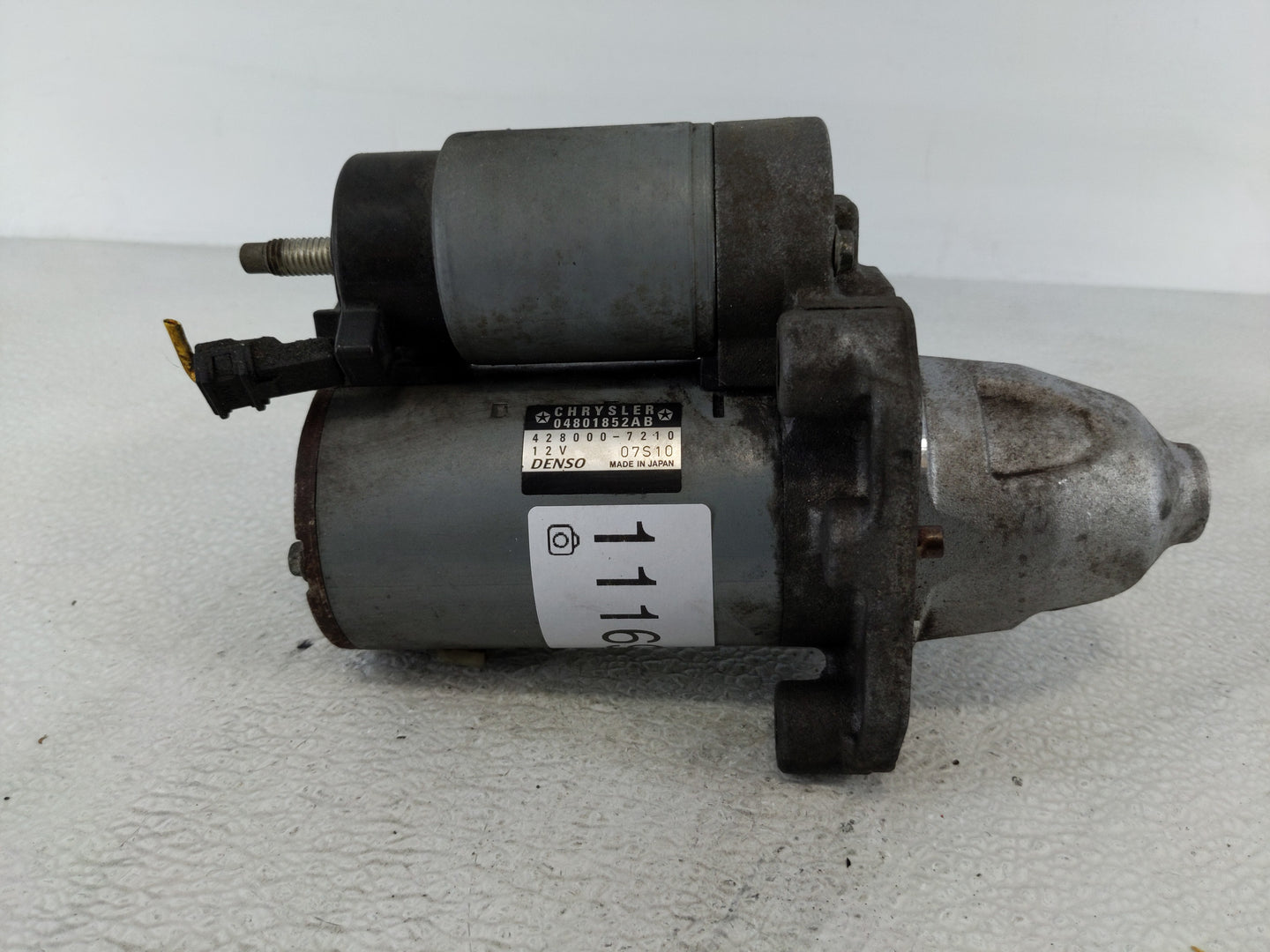 2011-2016 Dodge Charger Car Starter Motor Solenoid OEM P/N:428000-7210 Fits Fits 2011 2012 2013 2014 2015 2016 OEM Used Auto