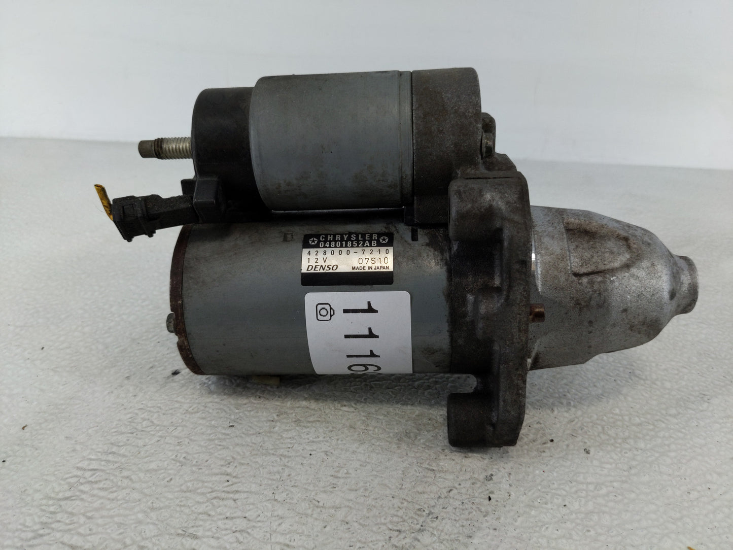 2011-2016 Dodge Charger Car Starter Motor Solenoid OEM P/N:428000-7210 Fits Fits 2011 2012 2013 2014 2015 2016 OEM Used Auto