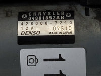 2011-2016 Dodge Charger Car Starter Motor Solenoid OEM P/N:428000-7210 Fits Fits 2011 2012 2013 2014 2015 2016 OEM Used Auto