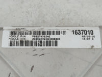 2016-2017 Dodge Charger PCM Engine Control Computer ECU ECM PCU OEM P/N:P68274783AE Fits Fits 2016 2017 OEM Used Auto Parts 