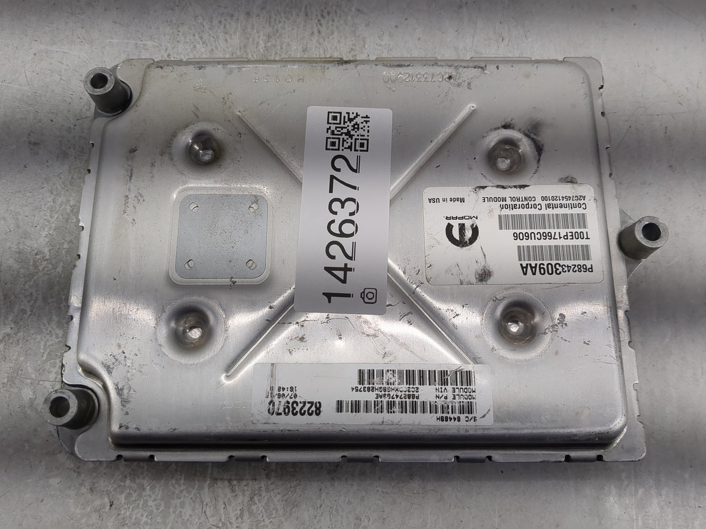 2016-2017 Dodge Charger PCM Engine Control Computer ECU ECM PCU OEM P/N:P68243309AA A2C74541201001 Fits Fits 2016 2017 OEM U