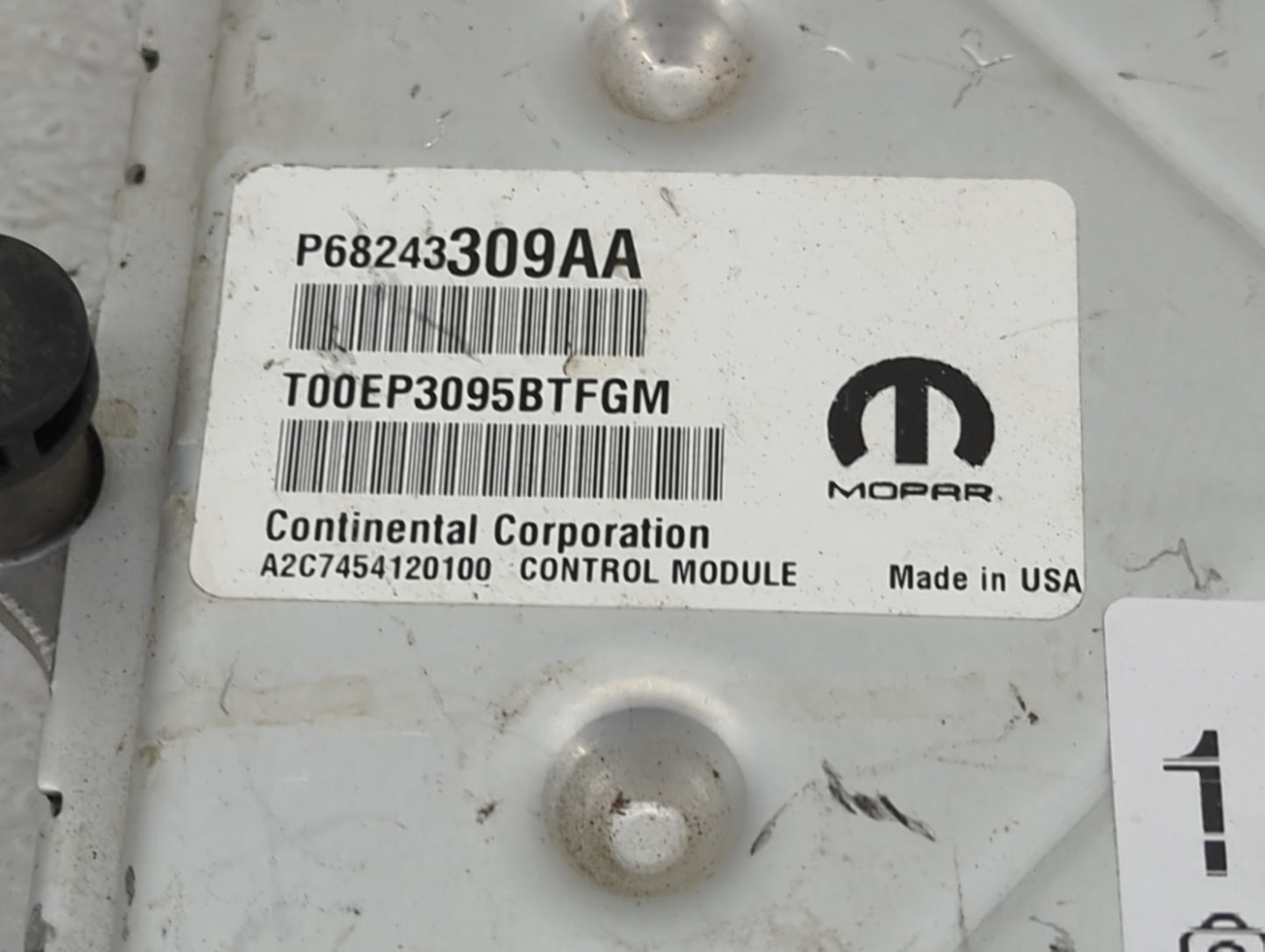 2016-2017 Dodge Charger PCM Engine Control Computer ECU ECM PCU OEM P/N:P68243309AA P68274793AC, A2C7454120100 Fits Fits 201