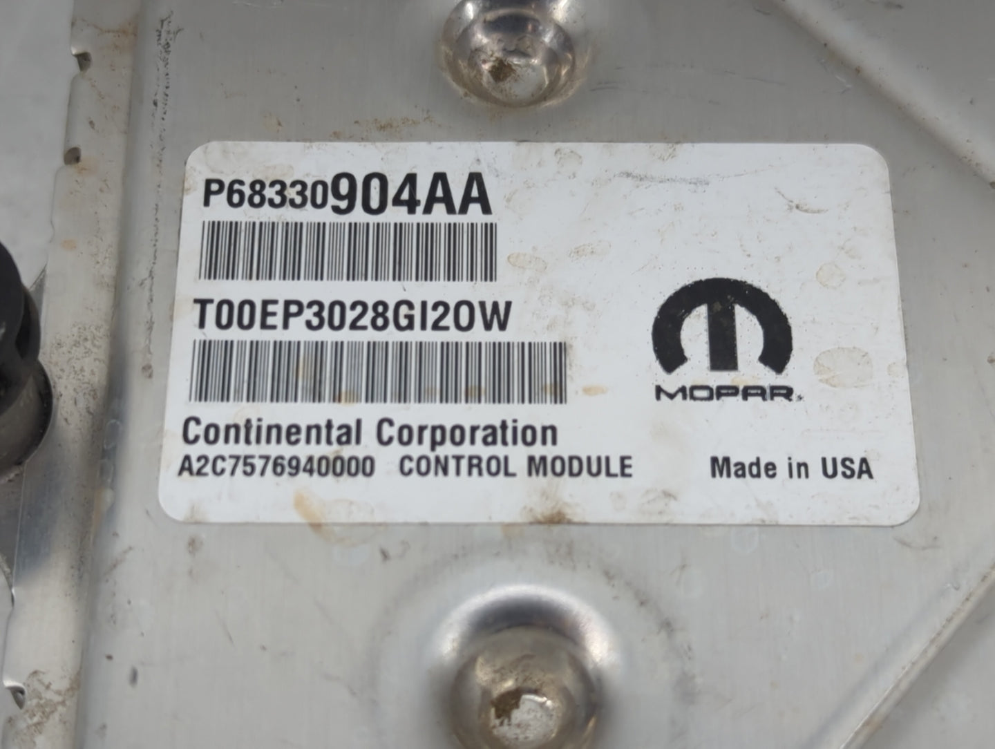 2018-2019 Dodge Charger PCM Engine Control Computer ECU ECM PCU OEM P/N:P68330904AA P68395679AD, A2C7576940000 Fits Fits 201