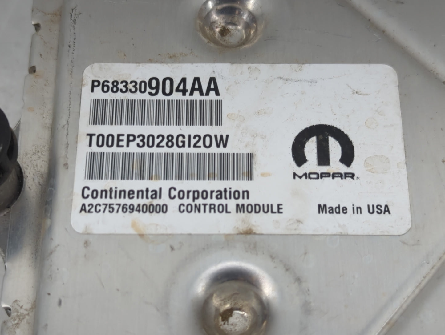 2018-2019 Dodge Charger PCM Engine Control Computer ECU ECM PCU OEM P/N:P68330904AA P68395679AD, A2C7576940000 Fits Fits 201