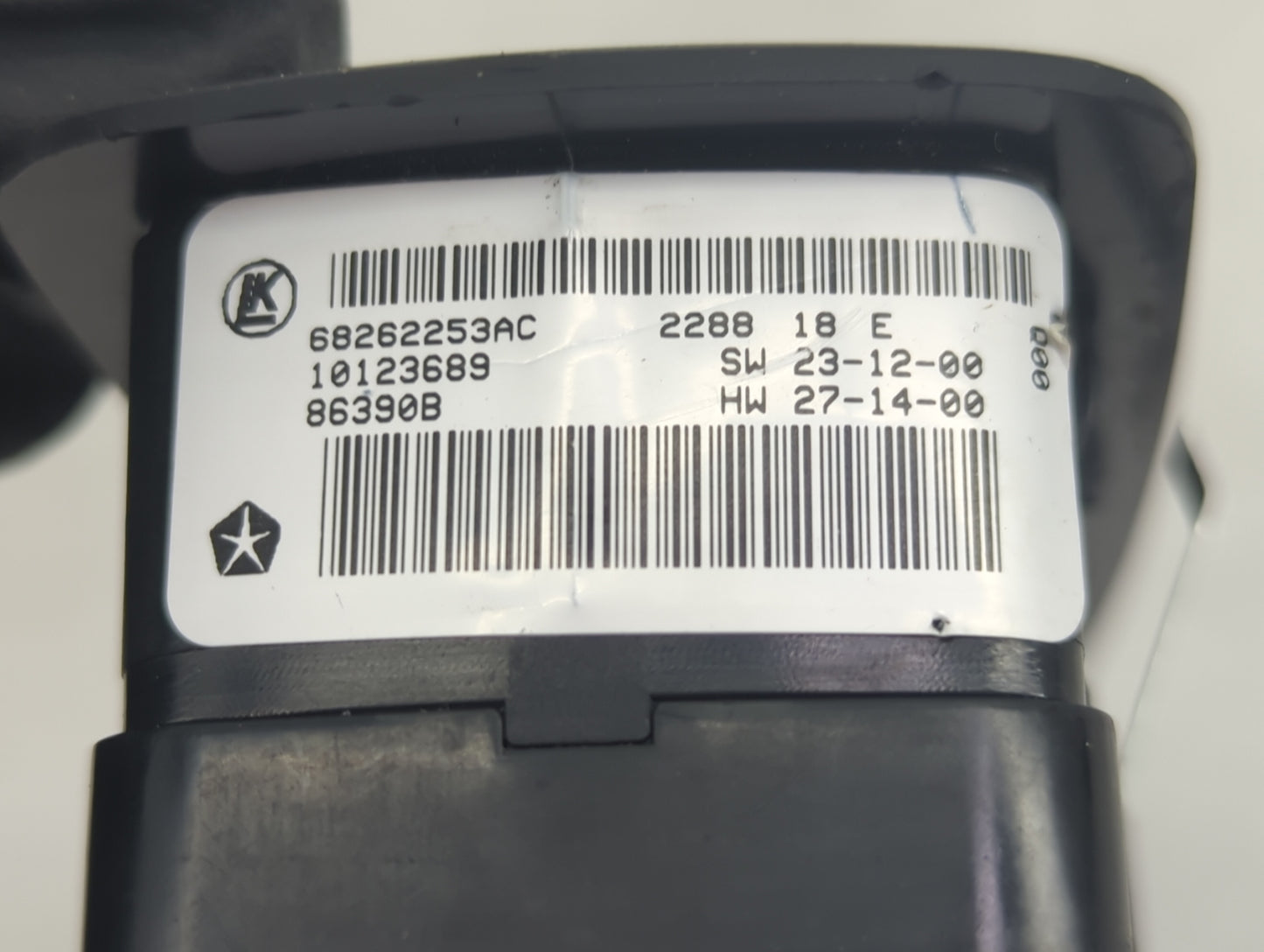 2015-2019 Dodge Charger Master Power Window Switch Replacement Driver Side Left P/N:68262253AC 10123689 Fits OEM Used Auto P