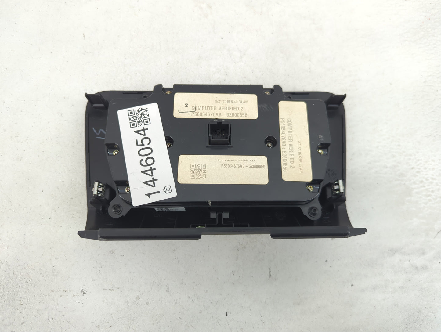 2015-2016 Dodge Charger Climate Control Module Temperature AC/Heater Replacement P/N:P56054676AB 52600656 Fits Fits 2015 201