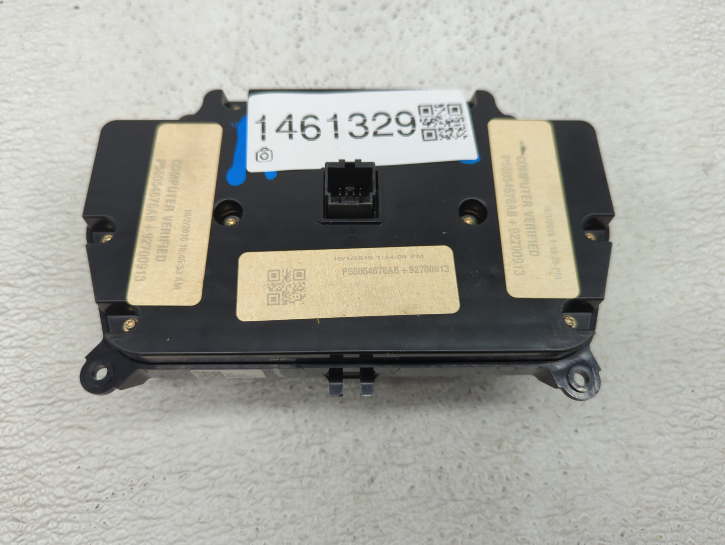 2015-2016 Dodge Charger Climate Control Module Temperature AC/Heater Replacement P/N:P56054676AB Fits Fits 2015 2016 OEM Use