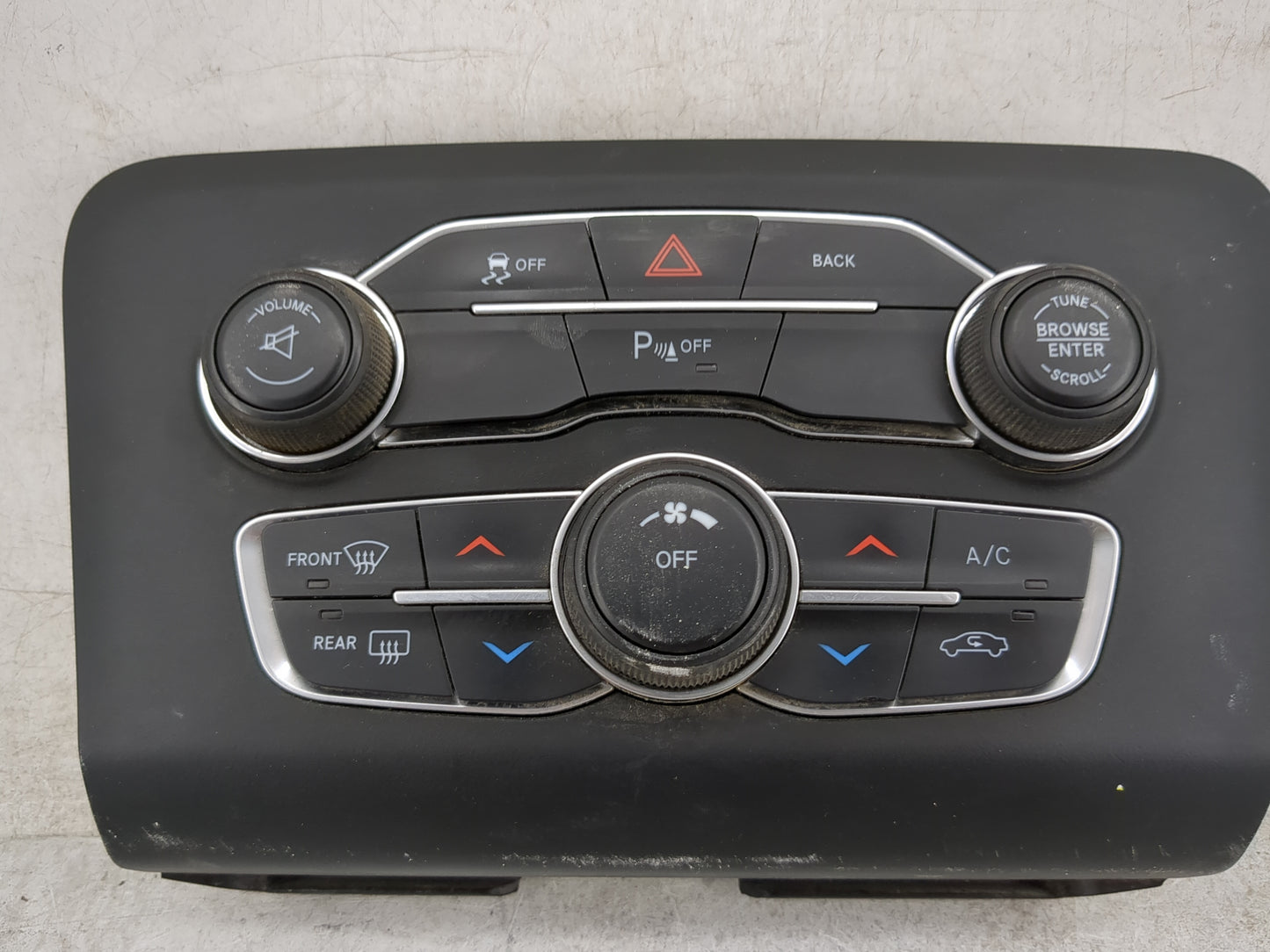 2016 Dodge Charger Climate Control Module Temperature AC/Heater Replacement P/N:P68054674AB 68054674AB Fits OEM Used Auto Pa