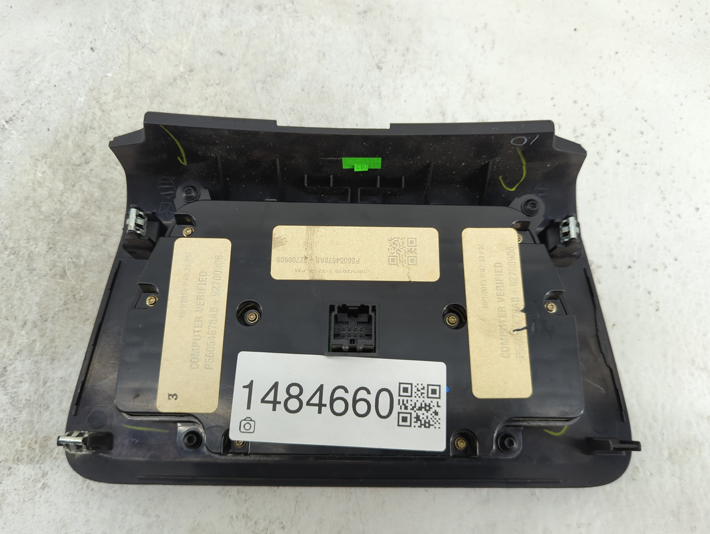 2015-2016 Dodge Charger Climate Control Module Temperature AC/Heater Replacement P/N:P56054678AB Fits Fits 2015 2016 OEM Use