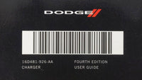 2016 Dodge Charger Owners Manual Book Guide OEM Used Auto Parts - Oemusedautoparts1.com