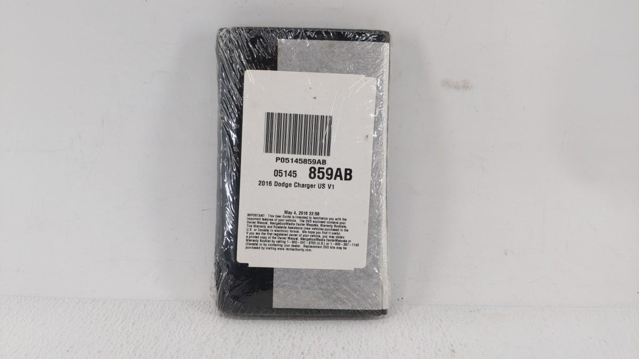 2016 Dodge Charger Owners Manual Book Guide OEM Used Auto Parts - Oemusedautoparts1.com