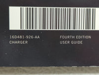 2016 Dodge Charger Owners Manual Book Guide OEM Used Auto Parts - Oemusedautoparts1.com