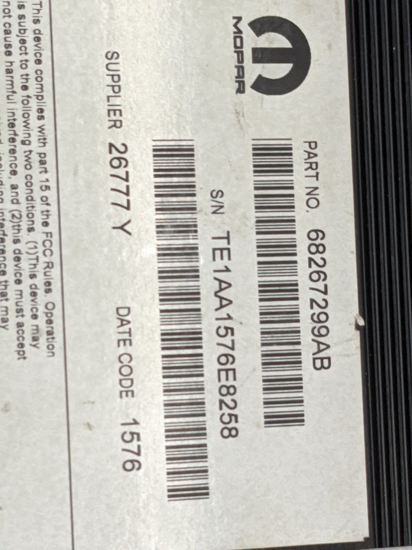 2015-2016 Dodge Charger Radio Speaker Amplifier - Oemusedautoparts1.com