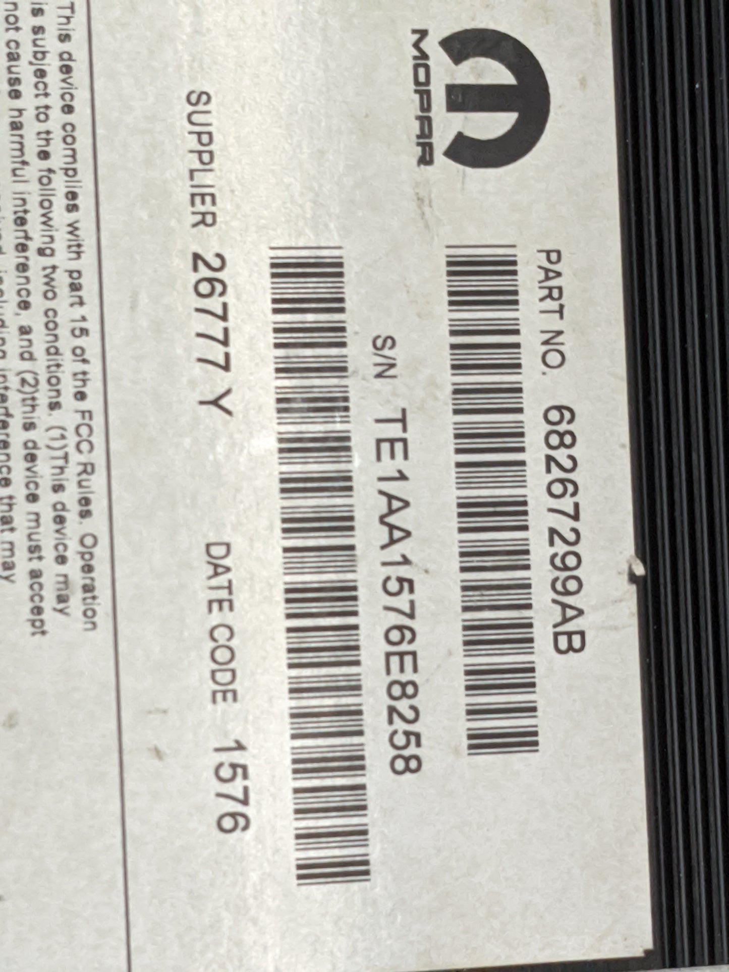 2015-2016 Dodge Charger Radio Speaker Amplifier - Oemusedautoparts1.com
