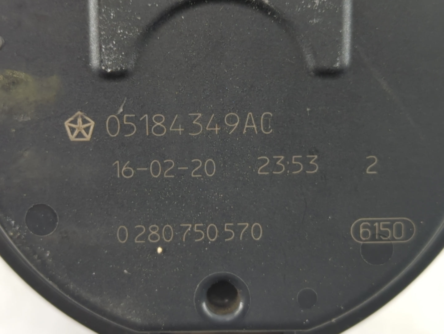 2011-2022 Dodge Charger Throttle Body P/N:0 280 750 570 05184349AC Fits OEM Used Auto Parts - Oemusedautoparts1.com