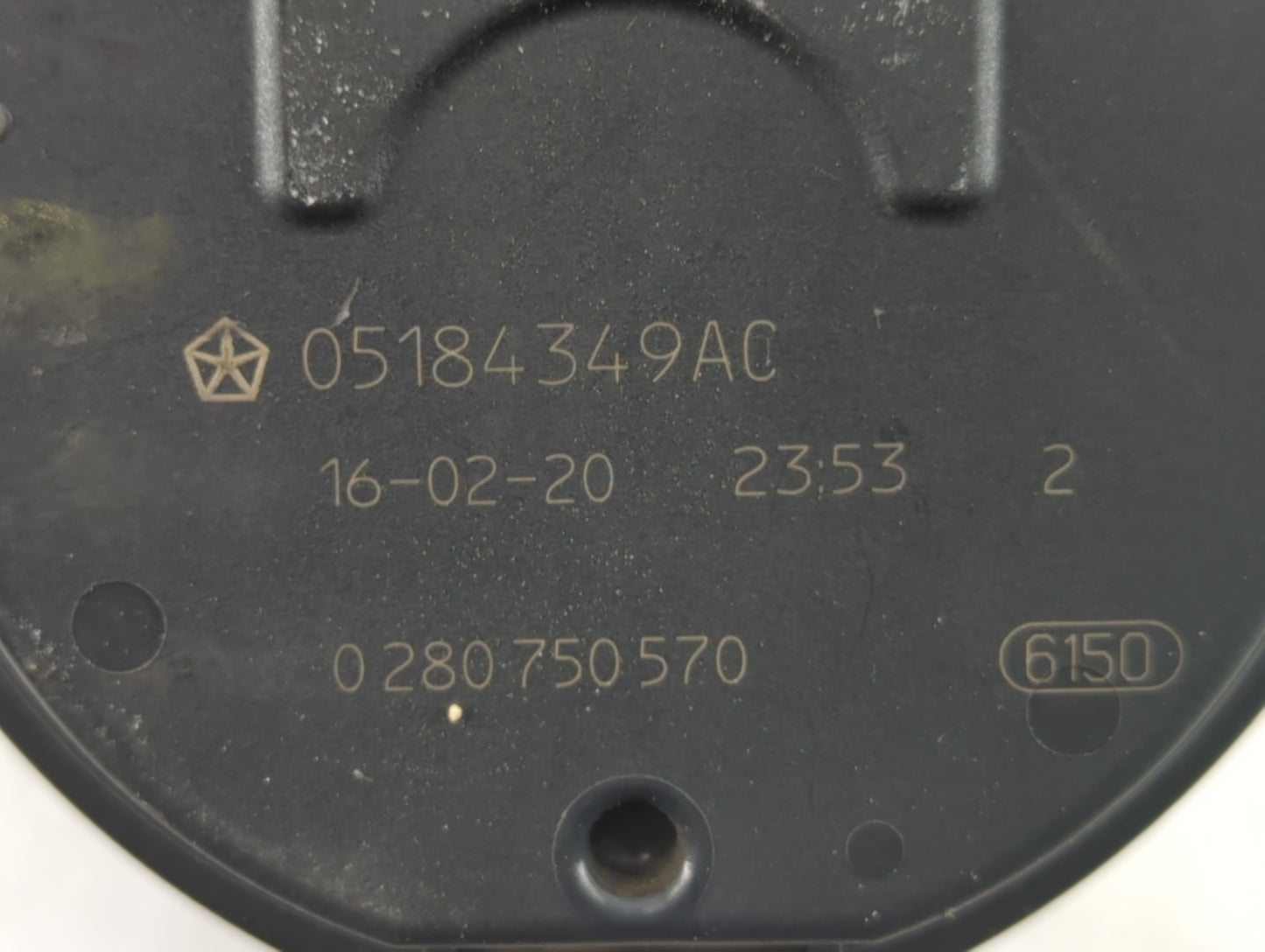 2011-2022 Dodge Charger Throttle Body P/N:0 280 750 570 05184349AC Fits OEM Used Auto Parts - Oemusedautoparts1.com