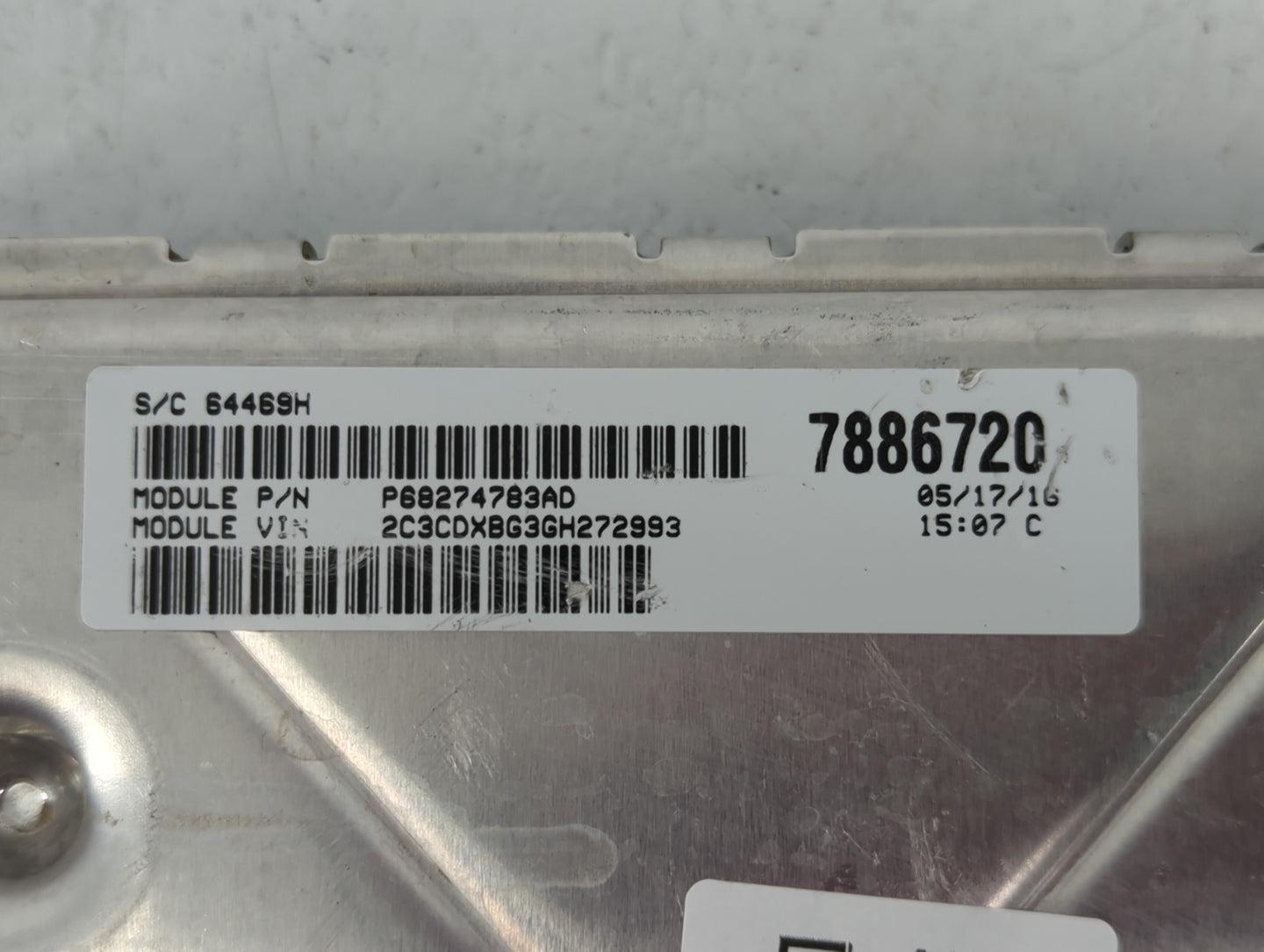 2016-2017 Dodge Charger PCM Engine Control Computer ECU ECM PCU OEM P/N:P68274783AD P68243309AA Fits Fits 2016 2017 OEM Used