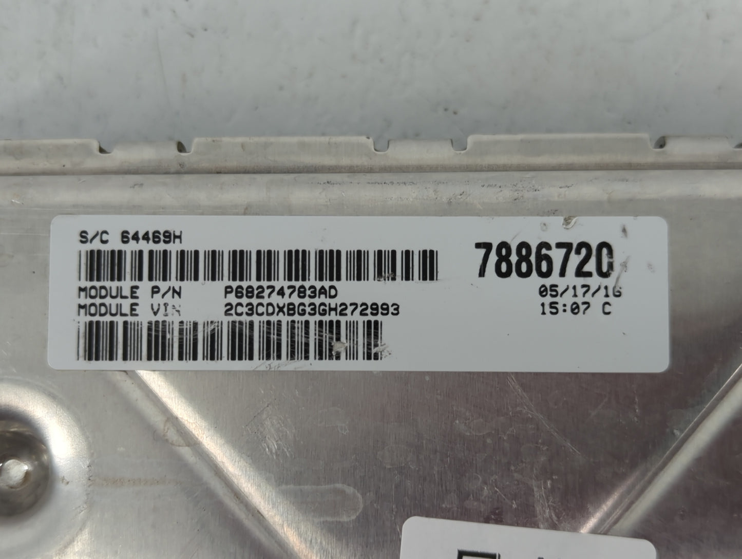 2016-2017 Dodge Charger PCM Engine Control Computer ECU ECM PCU OEM P/N:P68274783AD P68243309AA Fits Fits 2016 2017 OEM Used