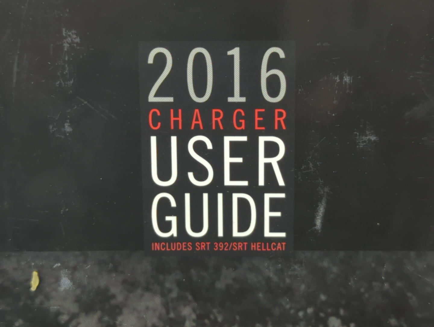 2016 Dodge Charger Owners Manual Book Guide P/N:16D481-926-AA OEM Used Auto Parts - Oemusedautoparts1.com