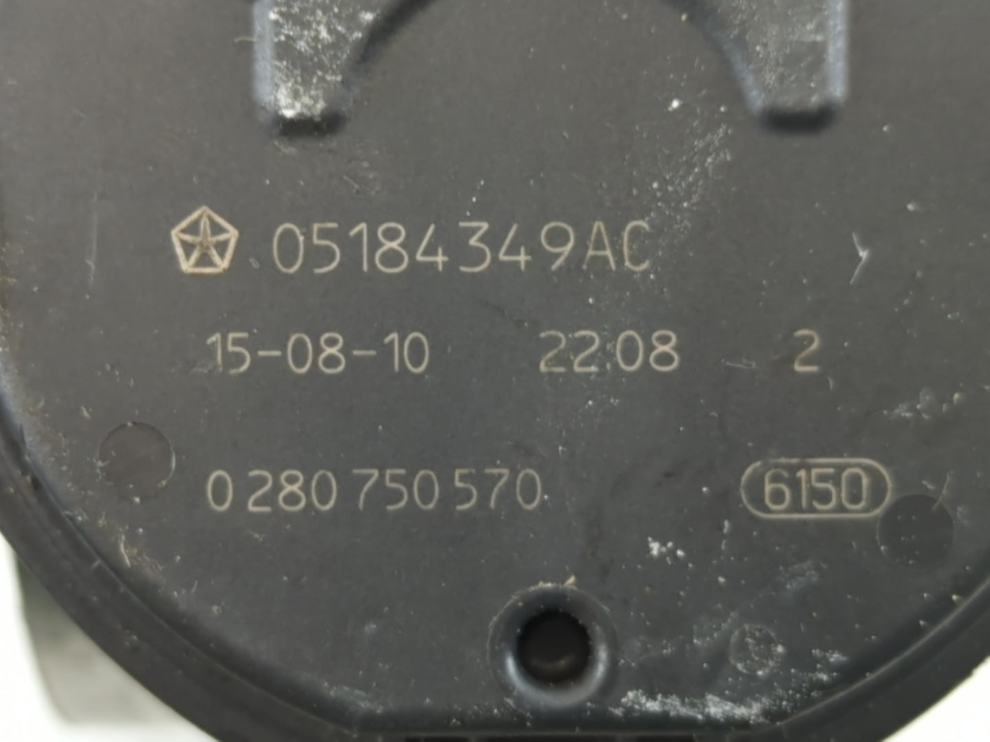 2011-2022 Dodge Charger Throttle Body P/N:05184349AC 0 280 750 570 Fits OEM Used Auto Parts - Oemusedautoparts1.com