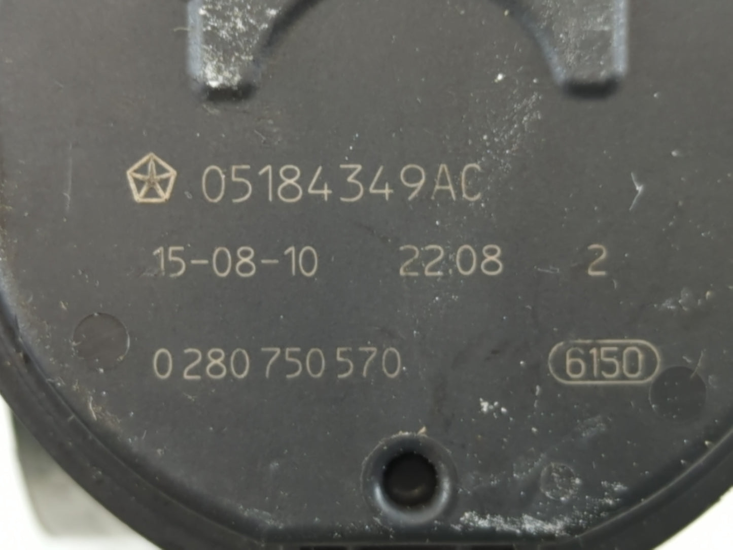 2011-2022 Dodge Charger Throttle Body P/N:05184349AC 0 280 750 570 Fits OEM Used Auto Parts - Oemusedautoparts1.com