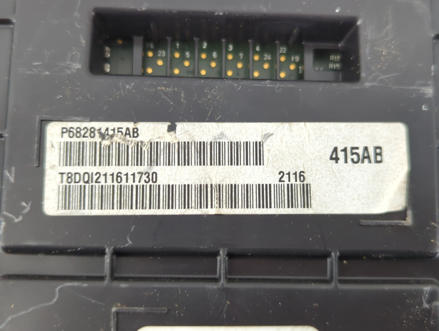 2016 Dodge Charger Instrument Cluster Speedometer Gauges P/N:P68281415AB Fits OEM Used Auto Parts - Oemusedautoparts1.com