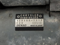 2011-2016 Dodge Charger Car Starter Motor Solenoid OEM P/N:428000-7210 Fits Fits 2011 2012 2013 2014 2015 2016 OEM Used Auto