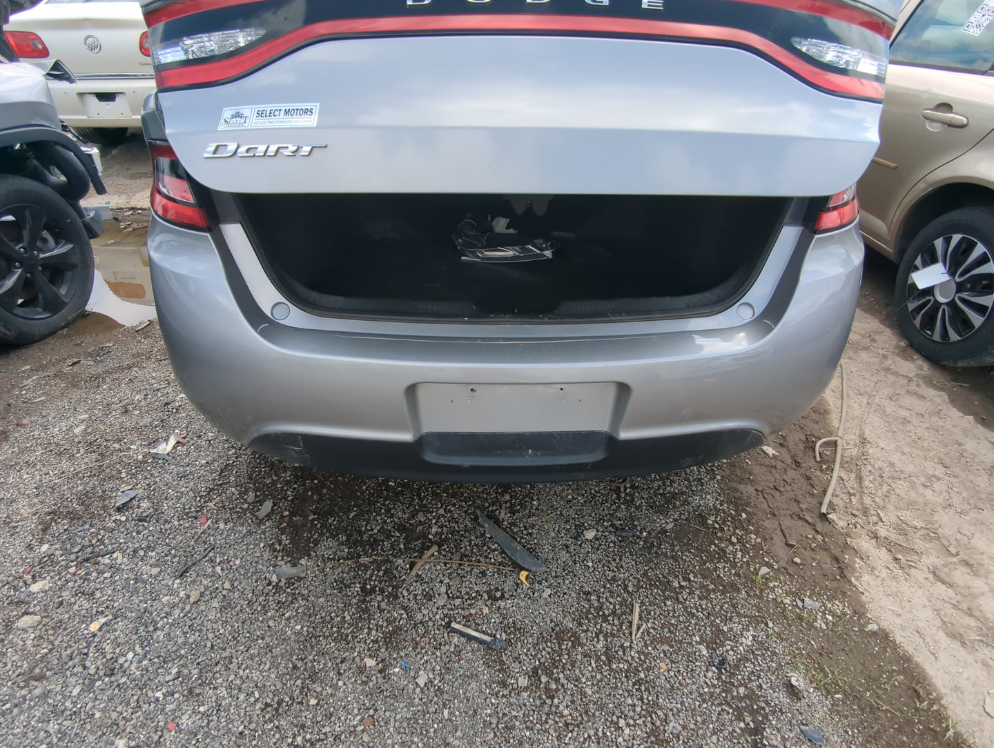2013-2016 Dodge Dart Rear Bumper Assembly Oem - Oemusedautoparts1.com