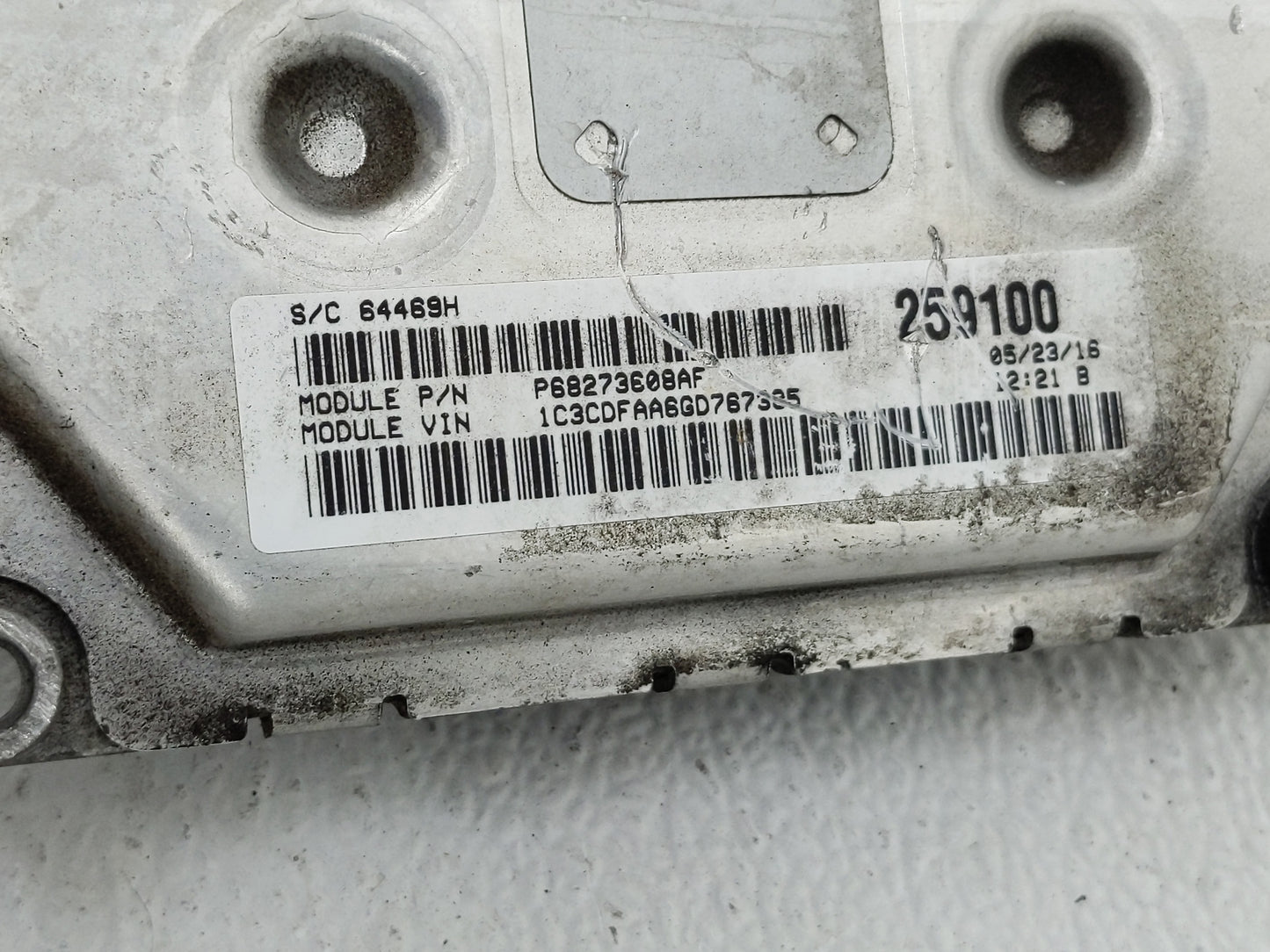 2015-2016 Dodge Dart PCM Engine Control Computer ECU ECM PCU OEM P/N:P68273608AF P50050558, P68259134AA Fits Fits 2015 2016 